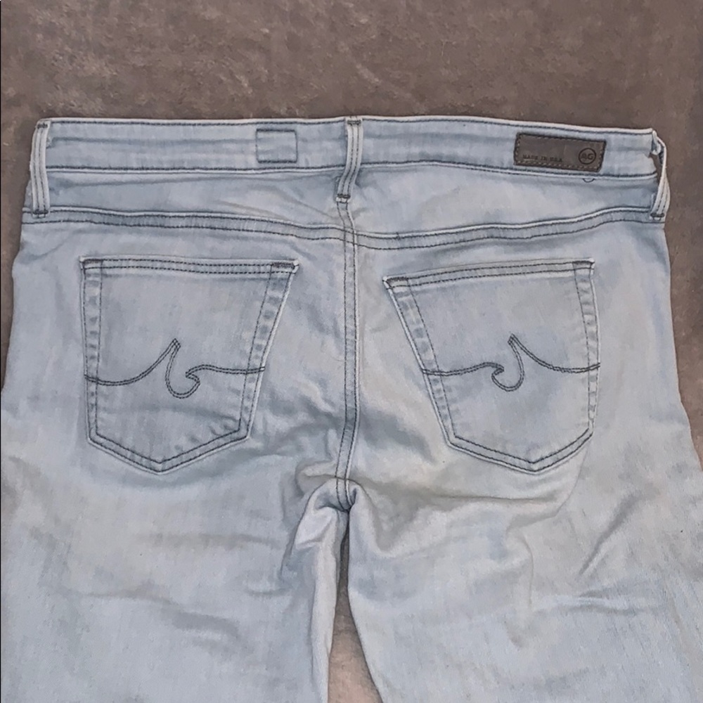 AG lightwash skinny jean